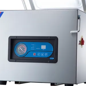 DZQ-400E automatische Vakuumverpackungsmaschinen Einzelkammer Lebensmittelvakuumverschließmaschine Käseverpackung Vakuumformmaschine - Product Image 6