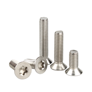 Cường độ cao 304 thép không gỉ Torx phẳng Đầu chìm vít chống trộm giả mạo bằng chứng bu lông M3-M6 vít chìm - Product Image 5