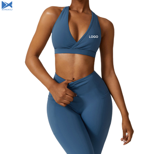 XINXU Nuevo Yoga Top Acolchado Secado rápido Fitness Sólido Alto impacto Gimnasio Chaleco Mujeres Sujetador deportivo - Product Image 6