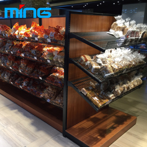 מותאם אישית סיטונאי עץ Stand מאפיית לחם מדפי תצוגה לסופרמרקט - Product Image 5