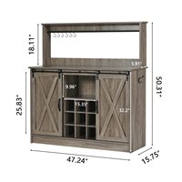 Ama zon Custom Modern Fashion Doppels chiebetür Lagers chrank Esszimmer Side board Schrank Weins chrank