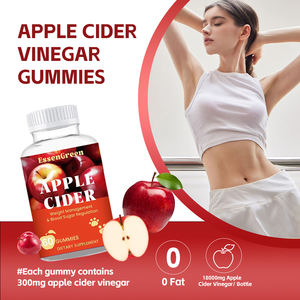 Bonbons gélifiés au gingembre et à l'acide acétique végétalien EssenGreen, vitamines pour le contrôle du poids chez les adultes - Petit MOQ, emballage en vrac - Product Image 4