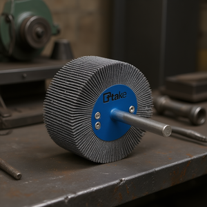 Disco Abrasivo de Tela Ttake, 80x50 mm, Eje de 6 mm, Grano 120, para Pulir Metal - Product Image 3