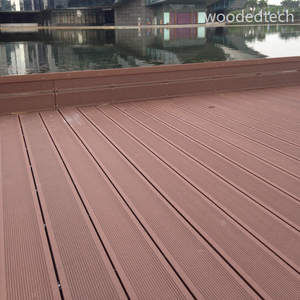 Nhựa gỗ nhìn decking, dual-màu tùy chọn, 5300n uốn sức mạnh, lý tưởng cho các vùng khí hậu khắc nghiệt - Product Image 4