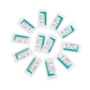 CE ditandai dapat disesuaikan perlengkapan dokter hewan tidak dapat diserap nilon sutra PM poliester jahitan bedah medis grosir tersedia - Product Image 4