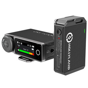 Nuevo micrófono Lavalier inalámbrico profesional Hollyland Lark Max, rango de 250m, duración de la batería de 22 horas para fotografía, micrófono inalámbrico - Product Image 2