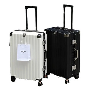 Valise <span class=keywords><strong>de</strong></span> <span class=keywords><strong>voyage</strong></span> avec cadre en aluminium ABS PC Bagages tendance <span class=keywords><strong>Sac</strong></span> à roulettes <span class=keywords><strong>cabine</strong></span> coque dure avec roulette spinner - Product Image 4