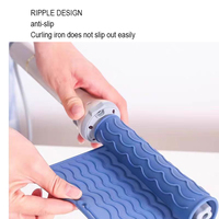 Usine en gros vente chaude Silicone résistant à la chaleur outils de coiffure pochette de rangement nouveau bigoudi lisseur avec faible MOB
