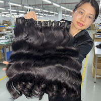Lots de Cheveux Humains Bruts, Volumineux et Épais, Vente en Gros, Cheveux Non Remy, Ondulés (Body Wave)