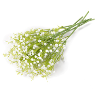 Perlengkapan Tata Letak Festival Pernikahan D14, Bunga Simulasi Grosir, Bunga Baby's Breath Buatan