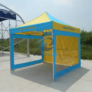 Заводские поставщики небольшой навес палатка с пользовательским логотипом напечатанная Водонепроницаемая всплывающая складная палатка