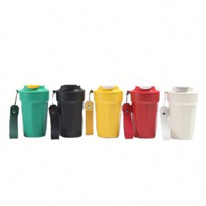Taza Octogonal de Acero Inoxidable de Grado Alimenticio, Portátil, para Viajes, con Logotipo Personalizado - Product Image 1