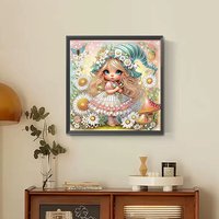 DIY Personnalisé 30X30CM Fille Décoration Murale Peinture Diamantée Cadeau Forme Irrégulière Haute Qualité Acrylique Sans Cadre Kits de Peinture Diamantée