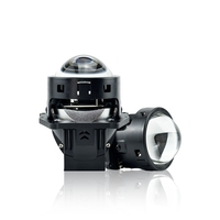 Ampoules de phares Bi-LED Moontech à prix d'usine, haute puissance 12V 64W 4000 Lm 6000K H7 avec lentille de projecteur pour la rénovation de l'éclairage des véhicules