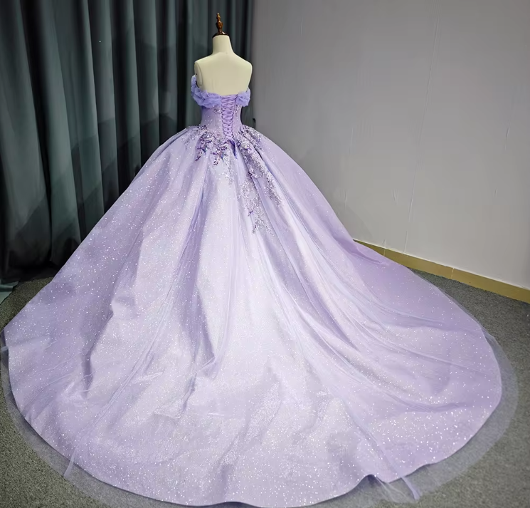 puffy light purple quince dress Amarra 54281 Lilac Purple Quinceaera Dress Lilac / 00