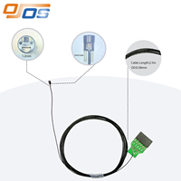 Módulo de Cámara Endoscópica OCHTA10 CMOS 0.65x0.65x1.198mm, Paquete Ultracompacto, Tubo de Acero de 5mm, Cable Personalizado de 2500mm