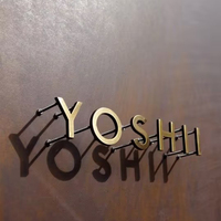 Lettres en métal poli de forme personnalisable, modernes, murales, imperméables, durables, logo personnalisé pour hôtel, restaurant, commerce de détail