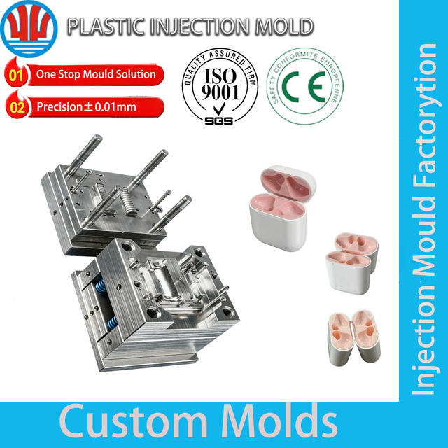 Custom Multifunctional Bluetooth Headset Shell Injection Mold Durable Steel P20/S136H ISO 9001 Provide Injection Molding Service