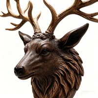 BZY Tête de cerf en résine personnalisable, style américain, luxe léger, décoration murale pour entrée de maison et mur de fond.