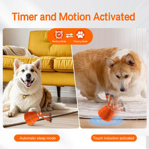 Otomatik açık alay köpek eğitim oyuncaklar şarj edilebilir interaktif köpek topu oyuncak - Product Image 3