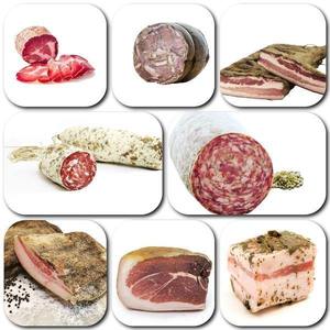 Cesto Regalo Premium di Salumi Stagionati Cinta Senese DOP 5Kg - Prodotto Alimentare Promozionale - Product Image 1