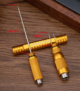 Accessoires de <span class=keywords><strong>cigares</strong></span> de luxe portables multifonctionnels 4-<span class=keywords><strong>en</strong></span>-1 : Perforateur, Aiguille à <span class=keywords><strong>cigares</strong></span> et Double Perforateur - Product Image 3