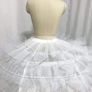 <span class=keywords><strong>Cerceau</strong></span> jupe jupon mariage femmes taille élastique en mousseline de soie danse jupon gonflé <span class=keywords><strong>Tutu</strong></span> 7 cerceaux 7 couches fil à volants jupon - Product Image 6