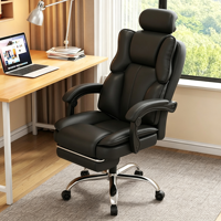 Chaise de bureau exécutive confortable en cuir PU pivotante et inclinable pour la salle du directeur