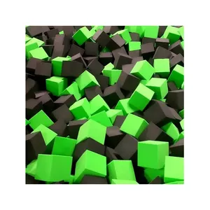 QiaoQiao Colorful Indoor Playground Sponge Pit Blocks Foam Cubic blocks for Sale
