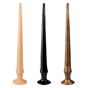 Ensemble de trois pièces de plug anal à queue de <span class=keywords><strong>cochon</strong></span>, 50 cm de long, motif bois, pour stimulation anale intense et masturbation SM - Product Image 2