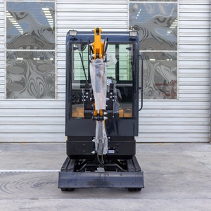 Mini-excavatrice insonorisée HT-13 de 1,3 tonne avec porte à double joint pour travaux de terrassement en milieu hospitalier, certifiée CE Euro <span class=keywords><strong>5</strong></span>, faible niveau sonore intérieur - Product Image 2