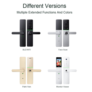 Liliwiise Tuya ttlock Thông Minh Kỹ Thuật Số vân tay sinh trắc học khóa Wifi máy ảnh độ nét cao màn hình khóa cửa thông minh - Product Image 3