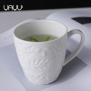Nuevo diseño <span class=keywords><strong>de</strong></span> superficie patrón floral a granel en blanco <span class=keywords><strong>de</strong></span> cerámica <span class=keywords><strong>tazas</strong></span>/té taza <span class=keywords><strong>para</strong></span> regalo - Product Image 5