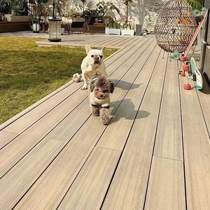 Tarima de WPC para Exterior Impermeable, Suelo de Plástico y Madera Compuesta, Tarima Coextruida con Veta de Madera para Exteriores - Product Image 3