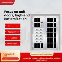 Unité d'interphone personnalisée Mère-Fils, en aluminium et acier, avec fenêtre en verre ventilée, entrée antivol pour projets d'appartements