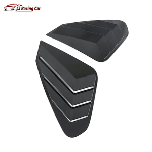 Cubierta de ventana de coche Aspecto de carbono Exetrior Rejilla de ventana lateral de coche trasero Accesorios de coche para <span class=keywords><strong>Toyata</strong></span> <span class=keywords><strong>Rav4</strong></span> 2019-2023 - Product Image 6