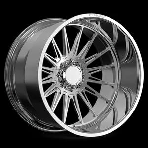 H-Style Aluminiumlegierung Autofelgen 22X12 24X14 24X12 26X12 28X16 8x170 8x180 6x139,7 Geschmiedete Räder für Sierra 2500 3500 Truck - Product Image 1