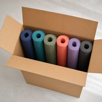 Tapete de Yoga Yugaland de TPE de un Solo Color, Antideslizante, para Pilates y Ejercicios en Casa, Venta al Por Mayor Directo de Fábrica