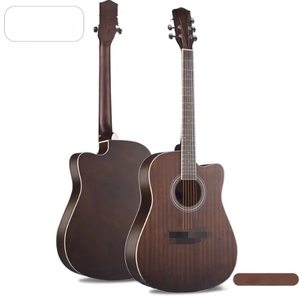 <span class=keywords><strong>Guitarra</strong></span> folclórica amigable para principiantes de 40 '41 "Fácil de aprender Características portátiles duraderas <span class=keywords><strong>Guitarra</strong></span> de madera de abeto <span class=keywords><strong>Guitarra</strong></span> de esquina corta GT021411 - Product Image 1