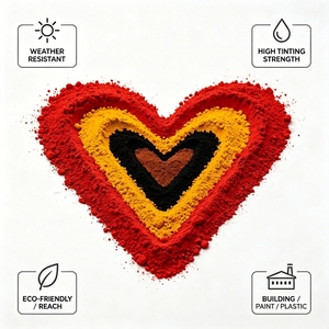 Pigmento Inorgánico en Polvo <span class=keywords><strong>de</strong></span> Óxido <span class=keywords><strong>de</strong></span> Hierro Fe2O3 <span class=keywords><strong>de</strong></span> Alta Opacidad, Rojo, Amarillo, Negro, Termoestable, Ecológico y Resistente a la Intemperie - Product Image 4