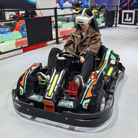Kart de combat interactif électrique immersif à réalité mixte populaire avec télécommande et structure gonflable pour les manèges de parcs d'attractions