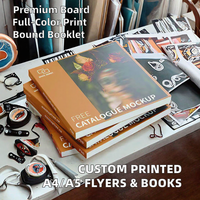 Vente en gros de catalogues, brochures, magazines et livrets imprimés sur mesure en offset sur papier d'art A5/A4, plastifiés, parfaits pour la vente en gros