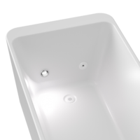 Baignoire autoportante en acrylique de luxe AMBOHR, profonde, pour la relaxation, vente en gros pour les salles de sport