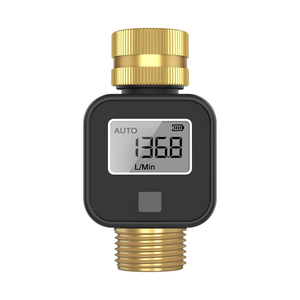 <span class=keywords><strong>Nouveau</strong></span> débitmètre d'<span class=keywords><strong>eau</strong></span> numérique à tête en cuivre arrosage de jardin extérieur et mesure d'irrigation <span class=keywords><strong>compteur</strong></span> de consommation d'<span class=keywords><strong>eau</strong></span> - Product Image 1
