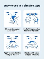 Bandes nasales jetables noires élastiques respirantes personnalisées en gros pour une meilleure respiration et un sommeil amélioré