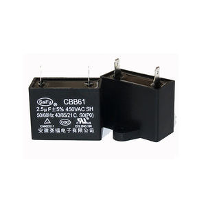 Condensateur <span class=keywords><strong>CBB61</strong></span> <span class=keywords><strong>S3</strong></span> 10uF 2.5uF 450V Ventilateur Rohs <span class=keywords><strong>SH</strong></span> MPP - Product Image 3