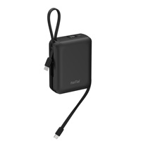 Power Bank Li-Polymer 2-in-1 20000mAh 35W PD Pengisian Cepat dengan Kabel Dual Type C Port USB Anti Api ABC+PC Grosir OEM
