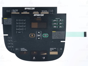 Bàn phím màng chống thấm cho máy chạy Bộ máy tập thể dục nút Chống Mồ Hôi rõ ràng biểu tượng điều khiển tập luyện - Product Image 3