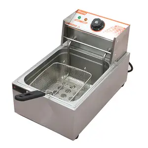 Electric Frying Multi-Function Fryer Commercial Stalls Single Cylinder Fried Chicken Fries