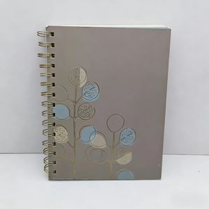 Quaderno/Agenda A5/A4 personalizzato con copertina rigida stampata, stampa a caldo in oro, blocco note a spirale per studenti e uso ufficio - Product Image 2